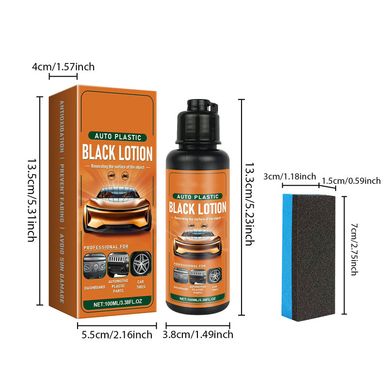 ⏳ Flash Sale 49% OFF | Auto Plastic Restorer Kit 🚗 Bring Faded Car Trim Back to Life