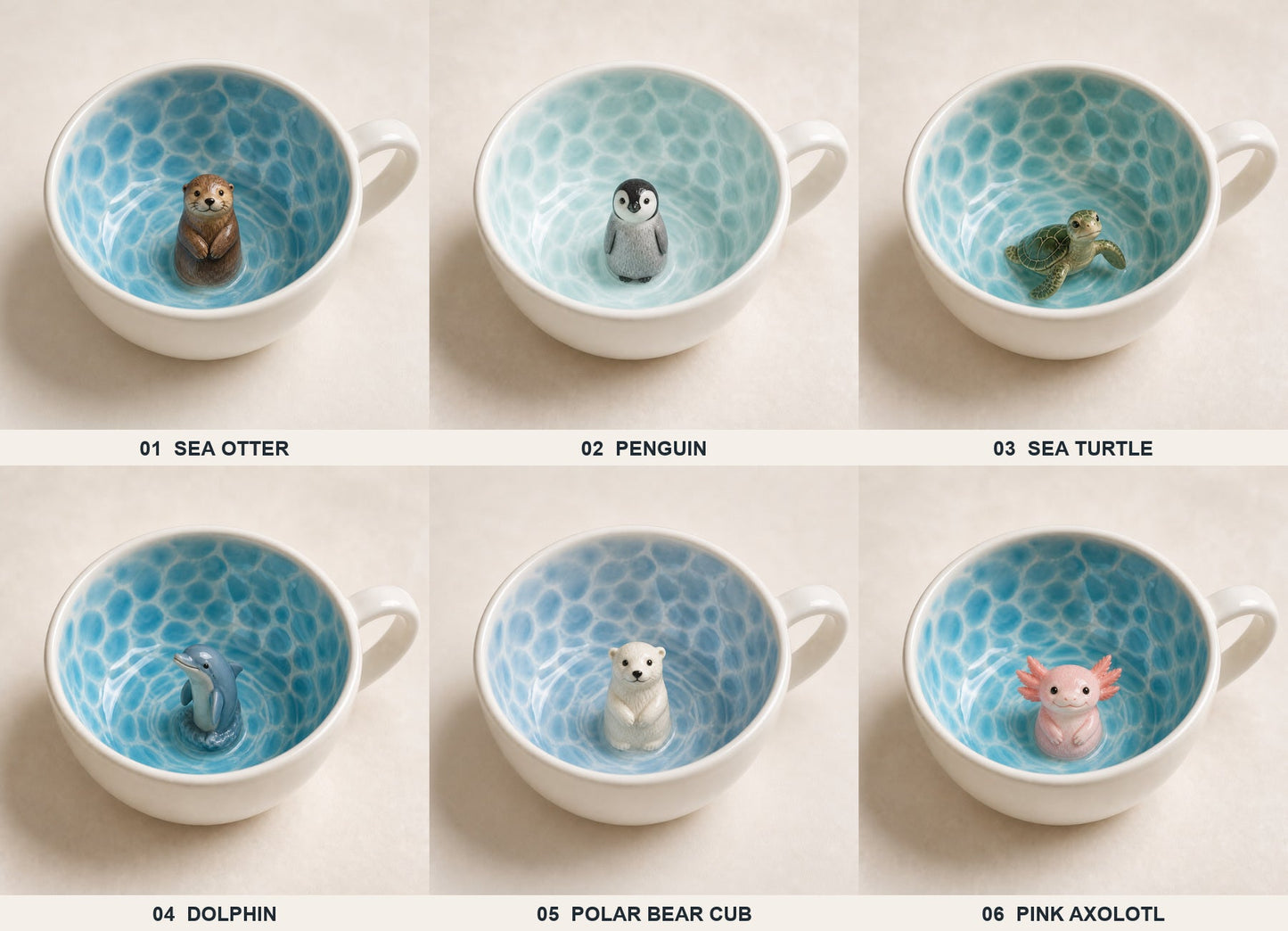 Hidden Animal Mug | 3D Surprise Cup – 6 Styles
