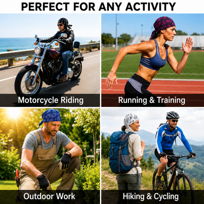 🔥 Buy 1 Get 1 Free🔥 Elastic Cycling Sports Cap – Sweat-Wicking Helmet Liner