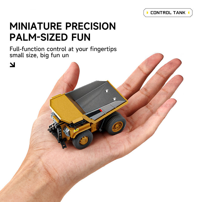 RC Construction Vehicle Toy Set with Excavator, Dump Truck, Forklift