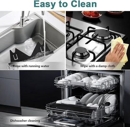 🔥 Hot Sale 49% OFF | Retractable Stainless Steel Stove Gap Covers 🍳 Keep Crumbs & Spills Out with Ease