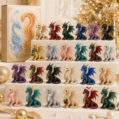 🐉✨ 24 Days of Pearl-Inspired Dragons Advent Calendar - 24 Christmas Collectibles