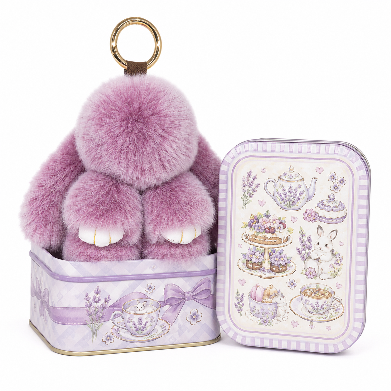🐰 Handcrafted Soft Bunny Charm: Adorable Plush Rabbit Ornament 🎀