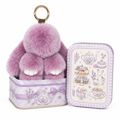 🐰 Handcrafted Soft Bunny Charm: Adorable Plush Rabbit Ornament 🎀