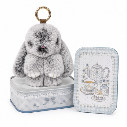 🐰 Handcrafted Soft Bunny Charm: Adorable Plush Rabbit Ornament 🎀