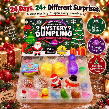 🎄 Space Edition Mystery Squishy Countdown Calendar | 🎁 24 Days of Different Surprises