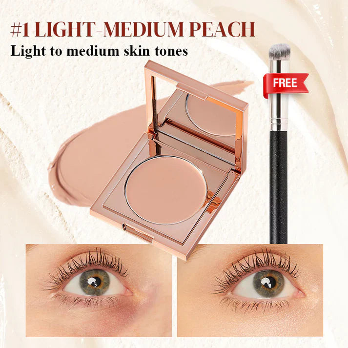 🔥Hot Selling 💜 Undereye Corrector Concealer - Free Brush