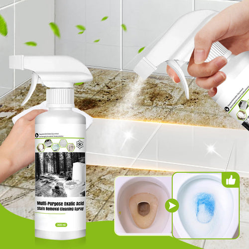 ⏰LAST DAY SALE 50% OFF🔥Multi-Purpose Oxalic Acid Stain Removal Cleaning Spray