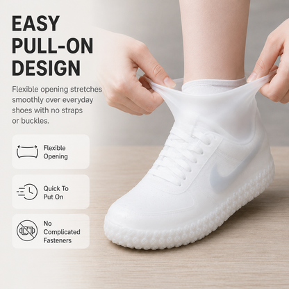 🔥 LAST DAY 40% OFF! 🌧️ Reusable Waterproof Shoe Covers – Foldable Rain & Mud Protectors👟