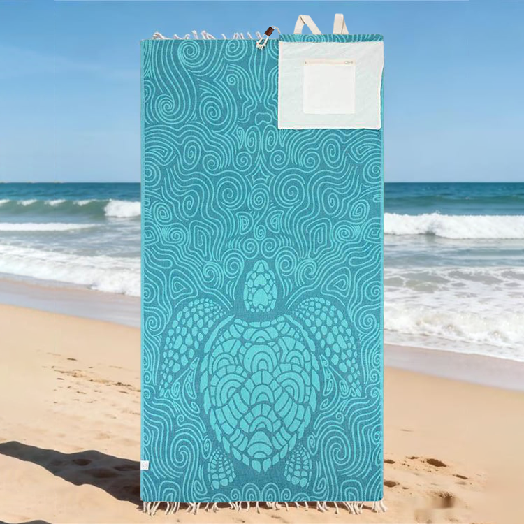 ⏰2026 HOT SALE 49% OFF - 🏖️2-in-1 Convertible Towel & Backpack with Inner Zip Pocket & Sand-Repelling Fabric