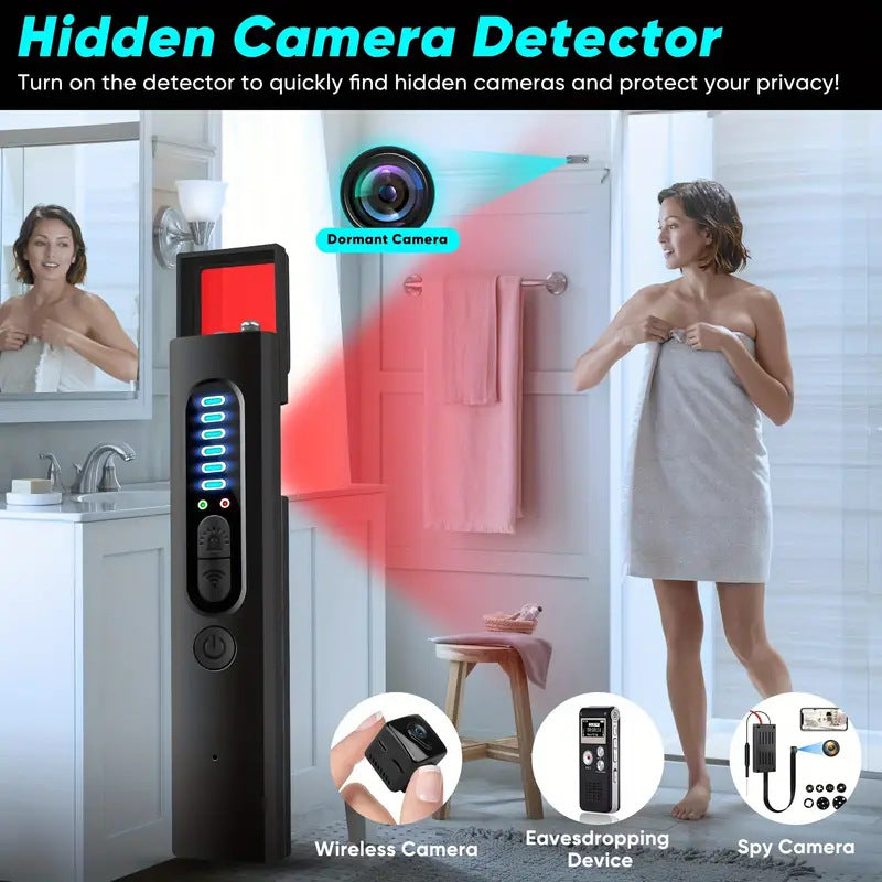 Portable Anti-Spy Camera Detector & RF Signal Scanner