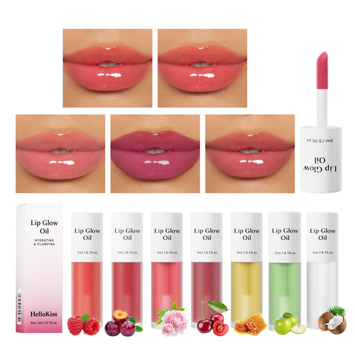 🎁 2-in-1 Lip Oil & Stain — Glossy Hydrating Tint, Long-Lasting & Transfer-Proof