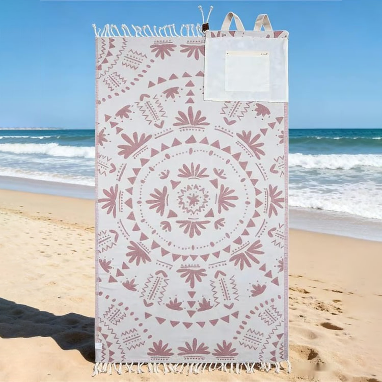 ⏰2026 HOT SALE 49% OFF - 🏖️2-in-1 Convertible Towel & Backpack with Inner Zip Pocket & Sand-Repelling Fabric