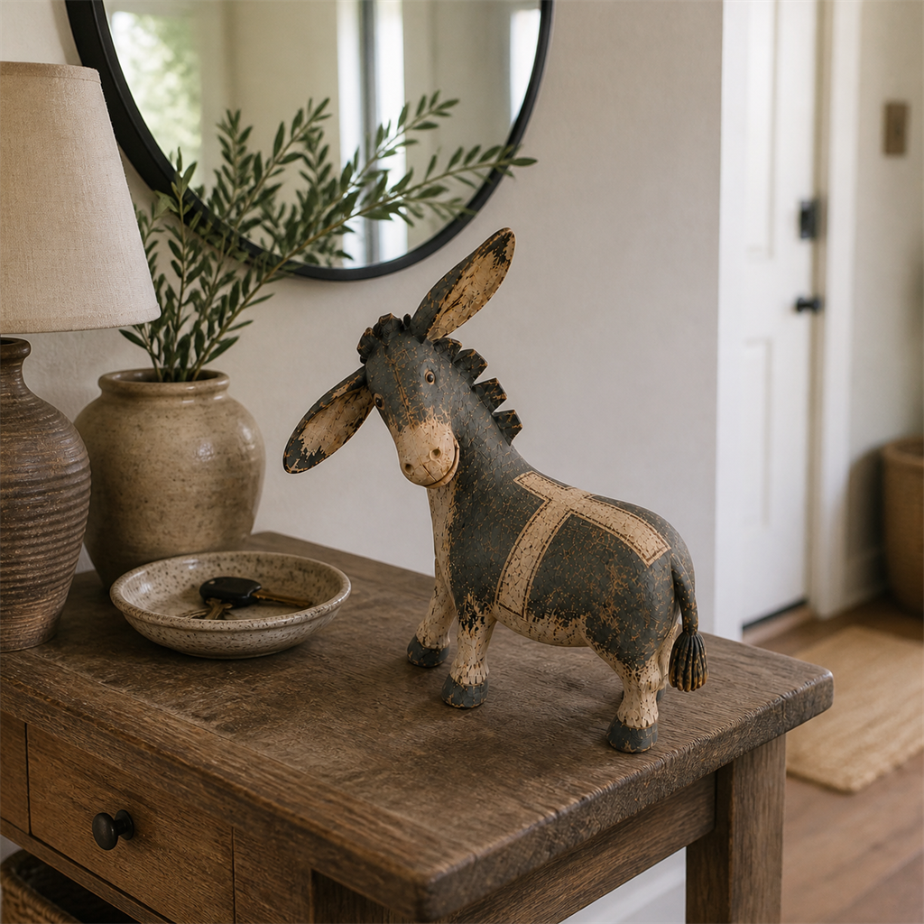 Faithful Donkey Keepsake showing its meaningful design features