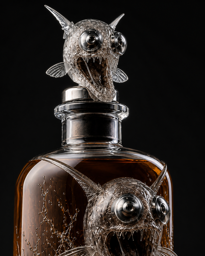 🌊 Night Stalker Deep-Sea Whiskey Decanter – 3D Collector Bottle