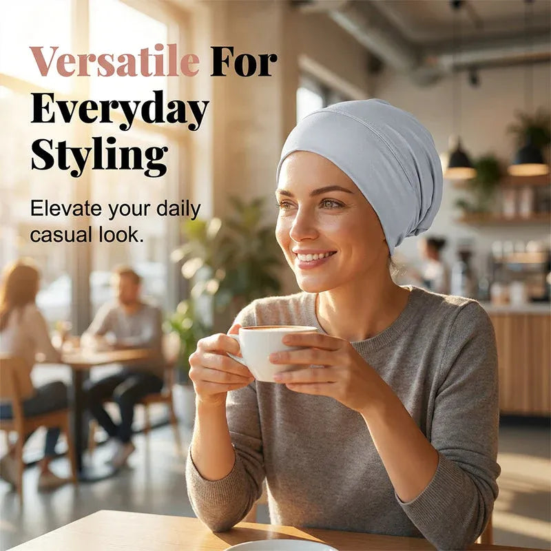 🔥Buy 2 Get 1 Free! ⏰Women’s Soft Stretch Turban Beanie Cap