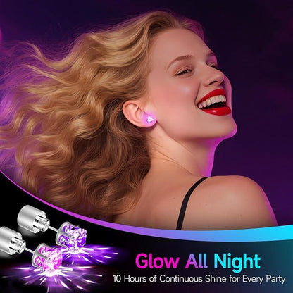 💎✨Light-Up LED Stud Earrings – Dazzling Glow for Parties & Festivals
