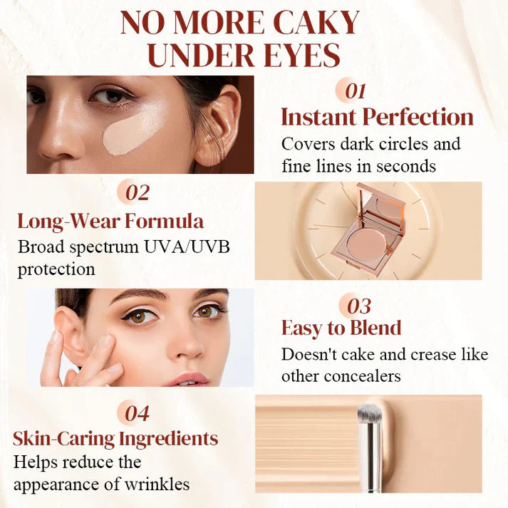 🔥Hot Selling 💜 Undereye Corrector Concealer - Free Brush