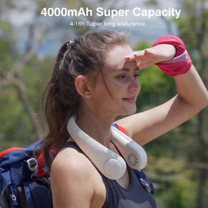⏳ Limited-Time 50% OFF ⏰ Portable Neck Fan 🌬️ Hands-Free Cooling for Summer Travel & Outdoor Use