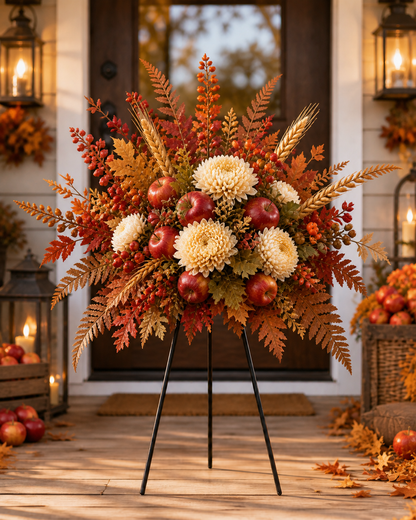 🍂 Everlasting Harvest Floral Garden Stake Collection | 6 Fall Porch Arrangements + Complete Set