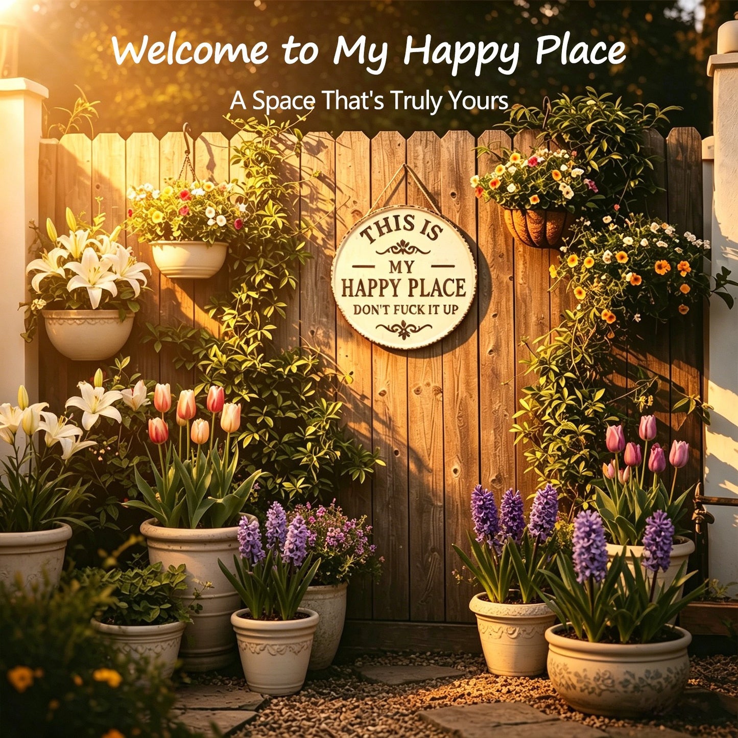 🔥 Hot Sale – 50% OFF My Happy Place Sign
