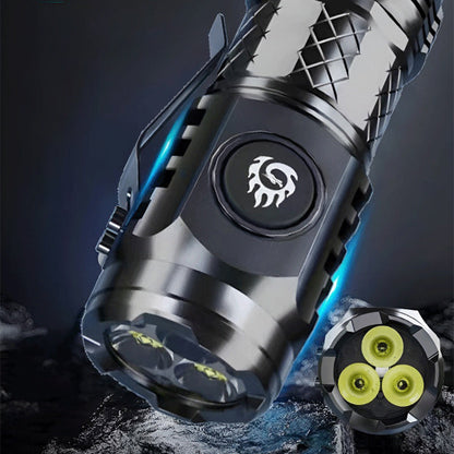 👾 Hot Sale 49% OFF 🔥 | Three-Eyed Monster Flashlight 🔦 Mini Portable Light for Bags, Keys & Fun