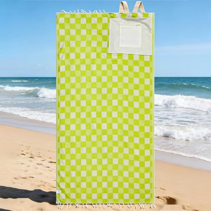 ⏰2026 HOT SALE 49% OFF - 🏖️2-in-1 Convertible Towel & Backpack with Inner Zip Pocket & Sand-Repelling Fabric