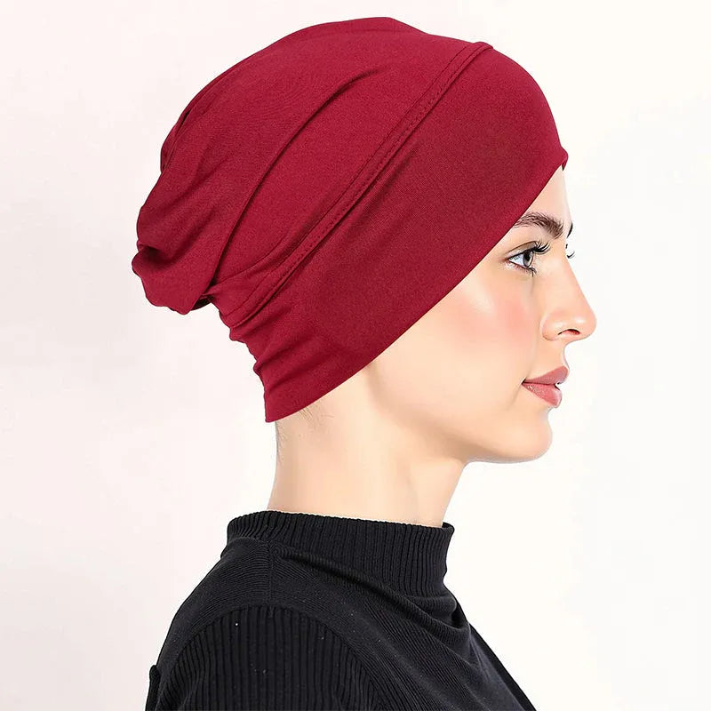 🔥Buy 2 Get 1 Free! ⏰Women’s Soft Stretch Turban Beanie Cap