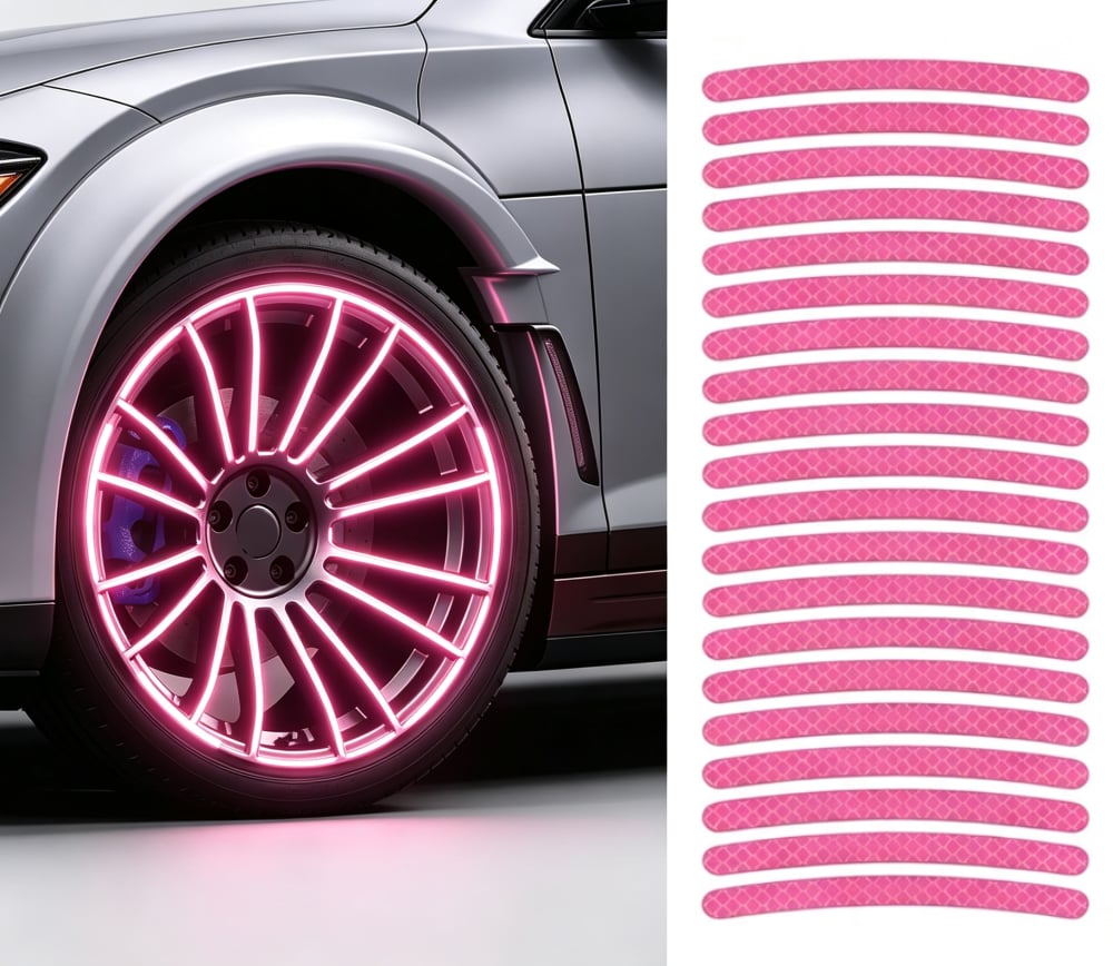 💥💥💥Buy 3 Get 5 Free💥💥💥20 PCS Creative Wheel Hub Rim Reflective Stickers