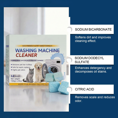 🔥👍 LIMITEDTIME ONLY 50% OFF - Eco Washing Machine Cleaner - Beat Pet Odors, Mold