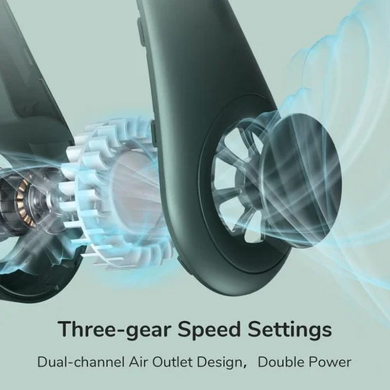 ⏳ Limited-Time 50% OFF ⏰ Portable Neck Fan 🌬️ Hands-Free Cooling for Summer Travel & Outdoor Use