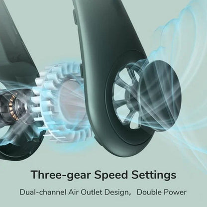 ⏳ Limited-Time 50% OFF ⏰ Portable Neck Fan 🌬️ Hands-Free Cooling for Summer Travel & Outdoor Use
