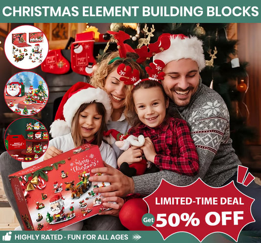 🎉🎉 FOR A LIMITEDTIME ONLY! 50% OFF Christmas Element Building Blocks