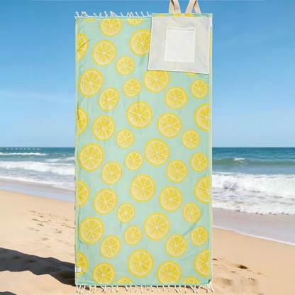 ⏰2026 HOT SALE 49% OFF - 🏖️2-in-1 Convertible Towel & Backpack with Inner Zip Pocket & Sand-Repelling Fabric