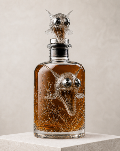🌊 Night Stalker Deep-Sea Whiskey Decanter – 3D Collector Bottle