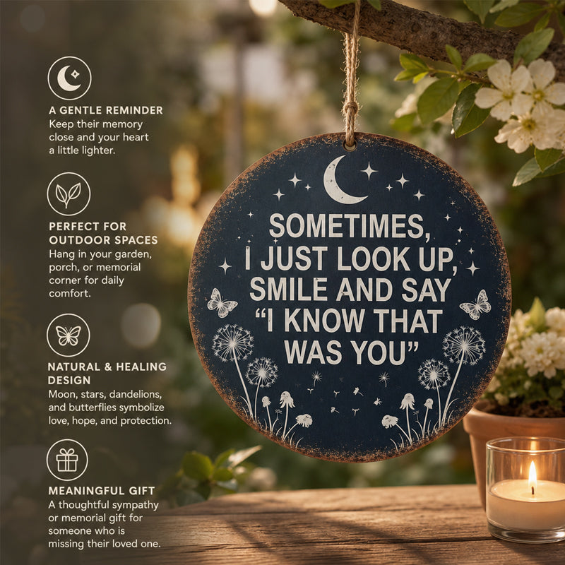 🌿 Limited-Time 49% OFF | Memorial Hanging Garden Sign 🦋 A Heartfelt Reminder of Loved Ones Nearby