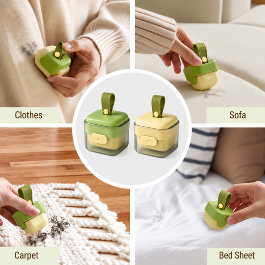 Portable Washable Lint Roller Lint Remover for Pet Hair, Clothes, Bag