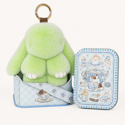 🐰 Handcrafted Soft Bunny Charm: Adorable Plush Rabbit Ornament 🎀
