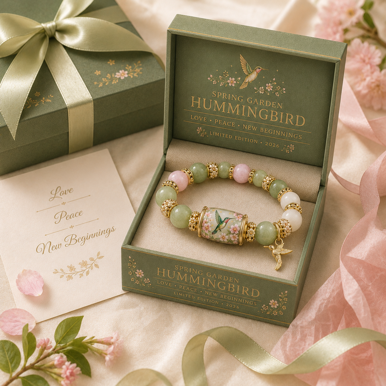 🔥Hot Sale 49% off🌿 Love, Peace & Spring Blessings 💖 | 2026 Limited Edition Bracelet