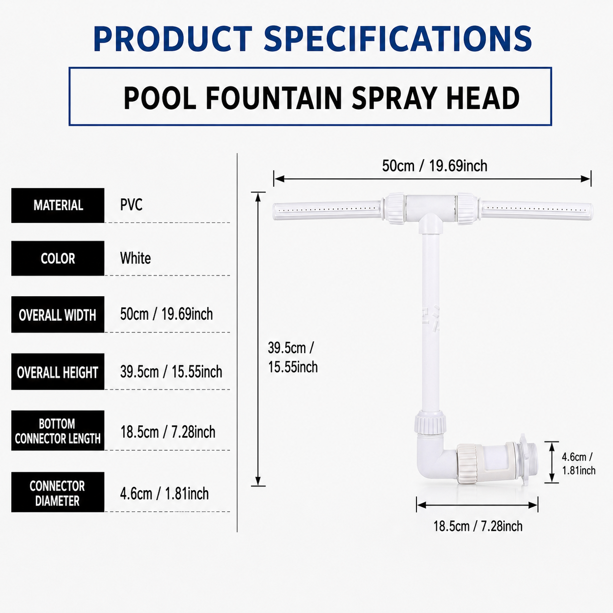 💦 Summer Pool Upgrade Sale — Pool Fountain Spray Head 51% OFF NOW🔥