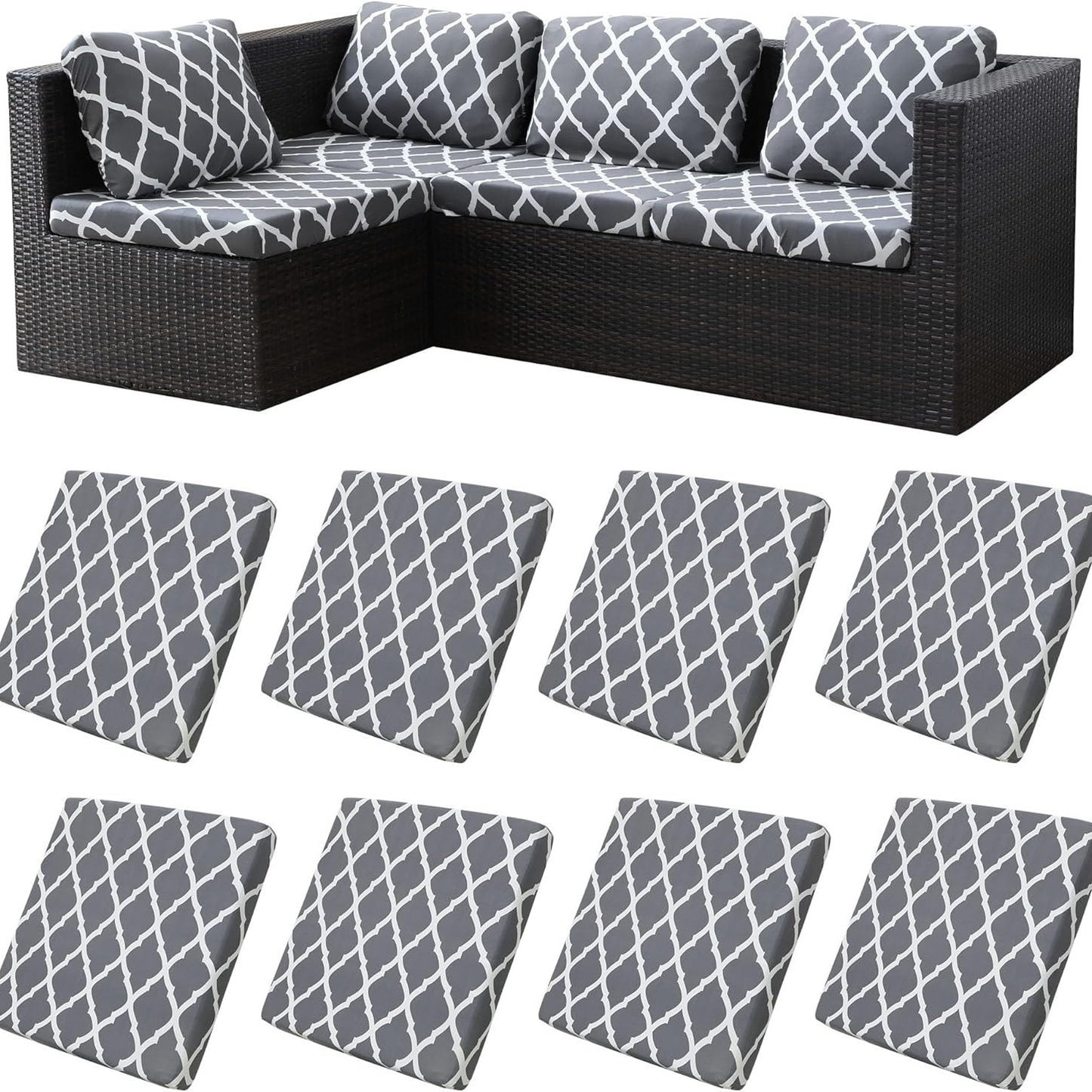 🪑 Stretch Sofa Cushion Covers