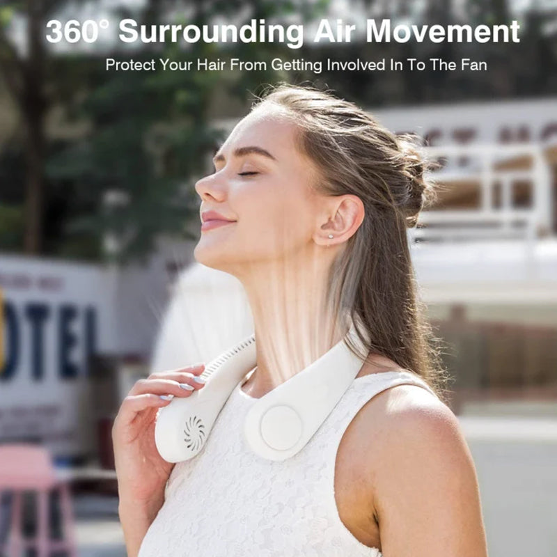 ⏳ Limited-Time 50% OFF ⏰ Portable Neck Fan 🌬️ Hands-Free Cooling for Summer Travel & Outdoor Use