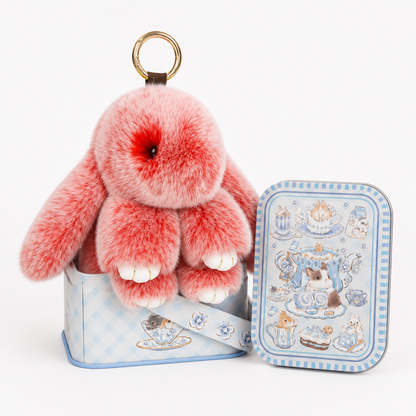 🐰 Handcrafted Soft Bunny Charm: Adorable Plush Rabbit Ornament 🎀