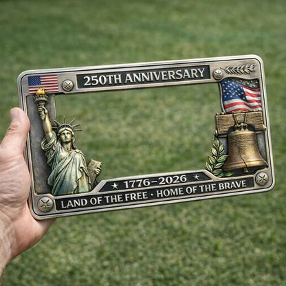 🗽250th Anniversary Commemorative License Plate Frame🚗