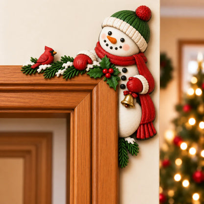 🔥 LIMITED-TIME 49% OFF  Christmas Peekaboo Door Frame Corner Decor🎄