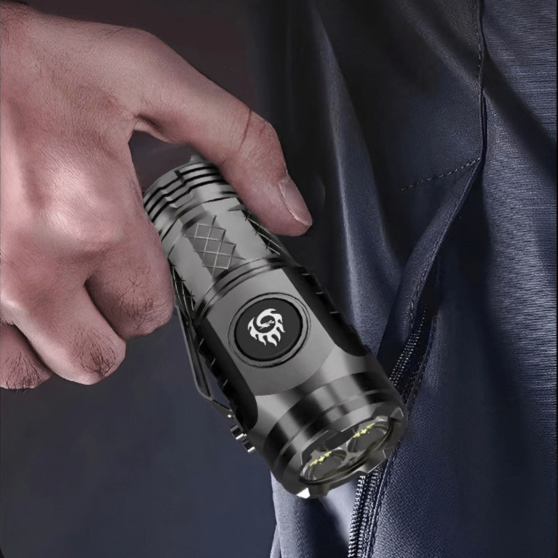 👾 Hot Sale 49% OFF 🔥 | Three-Eyed Monster Flashlight 🔦 Mini Portable Light for Bags, Keys & Fun