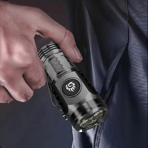 👾 Hot Sale 49% OFF 🔥 | Three-Eyed Monster Flashlight 🔦 Mini Portable Light for Bags, Keys & Fun