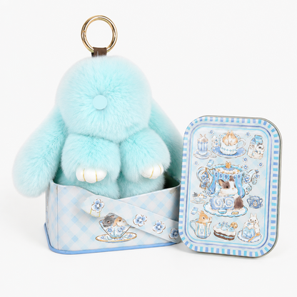 🐰 Handcrafted Soft Bunny Charm: Adorable Plush Rabbit Ornament 🎀