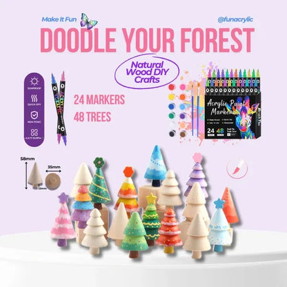 Fun DIY Wooden Tree Kit