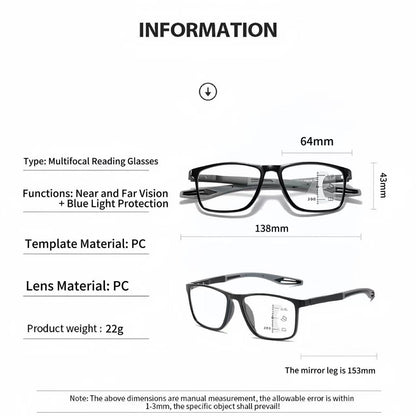 🏆👓Multifocal Glasses🔥